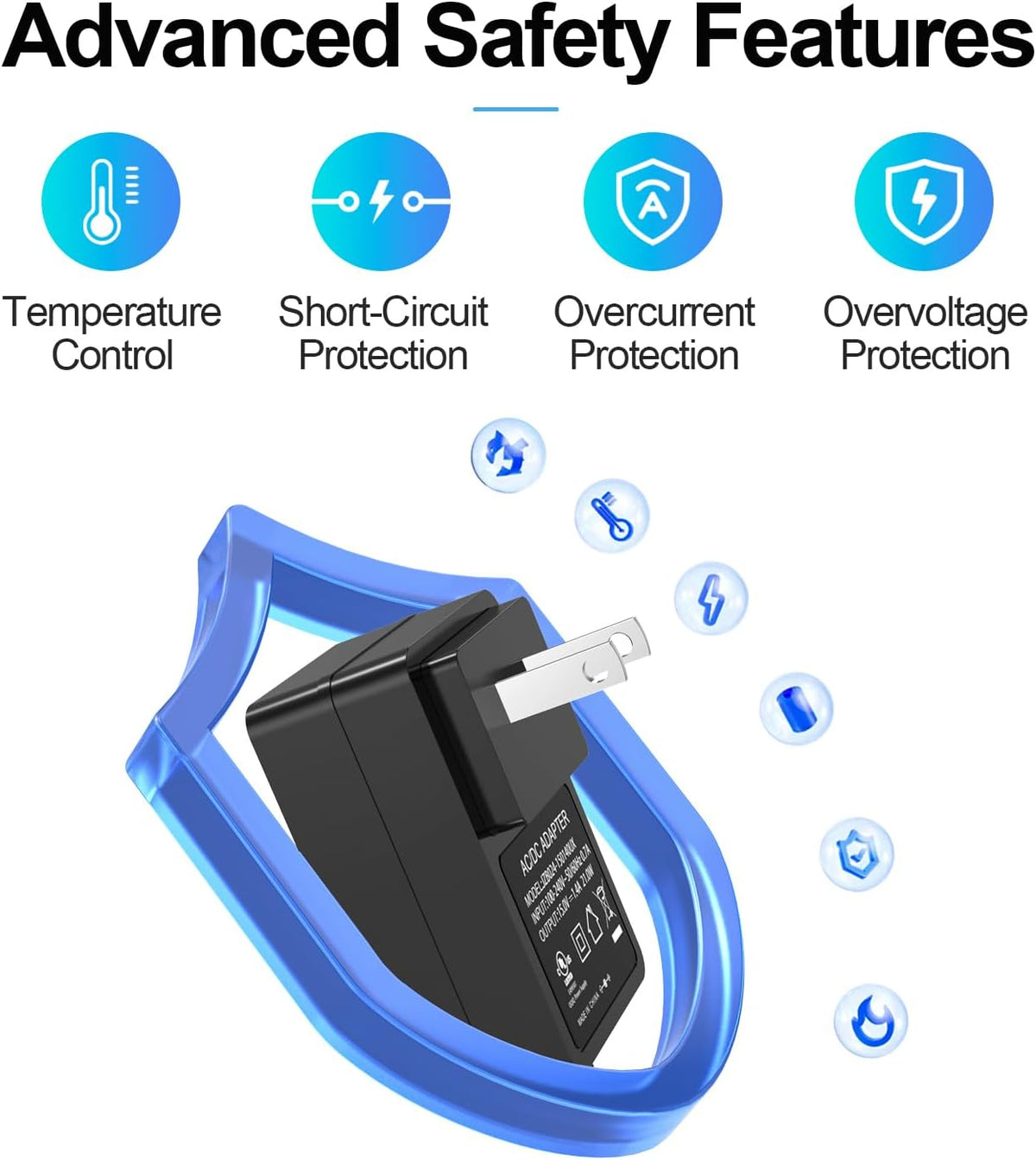For Litter Robot Power Cord 15V DC Power Supply | Compatible with Litter Robot 2, 3, 4 Open Air Self Cleaning Cat Litter Box Power Supply