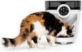 Feeder-Robot, White with Smoke-Grey Hopper | Smart, Automatic Pet Feeder, Feed Your Cat or Dog from Anywhere, Designed & Assembled in USA