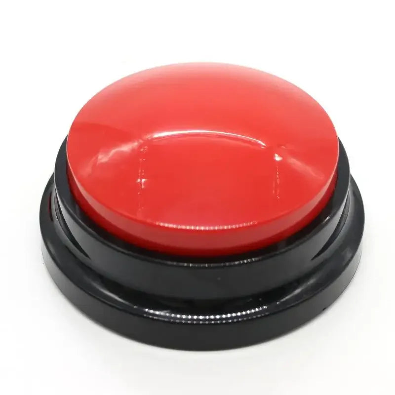 Dog Cat Communication Buttons Voice Recording Button for Pet Training Buzzer 30 Second Record Playback Interactive Pet Toys