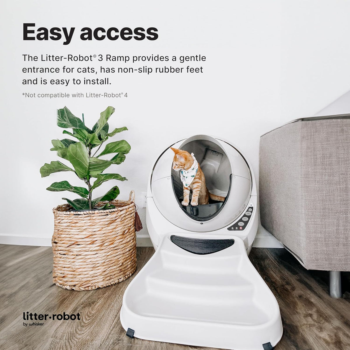 Litter-Robot 3 Ramp by , Beige