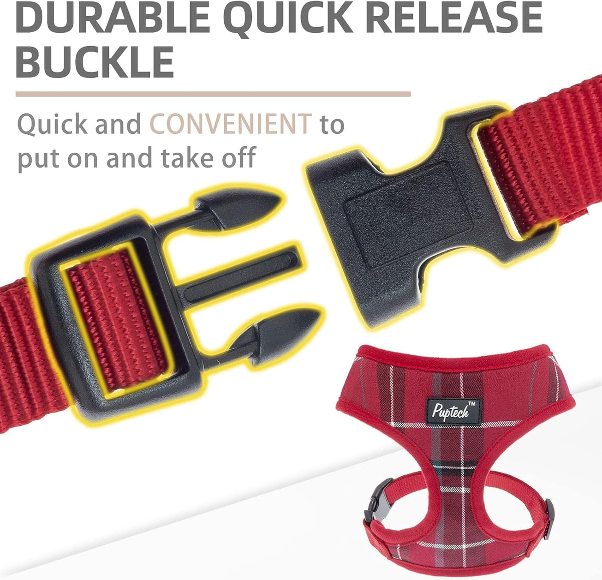 Small Dog Harness and Leash Set No Pull for XS XXS Sized Dogs Puppy | Escape Proof No Choke Pet Cat Adjustable Soft Padded Walking Vest