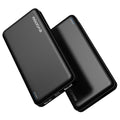 2 Pack Portable Charger, Slimmer 10000mAh Power Bank, USB C in&Out Fast Charging Battery Pack, Portable Power Bank for iPhone 16 15 14 13 12 Tablet Samsung S23 S22 Pixel and Heated Vest (Black)
