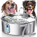 Smartoo 7L/236oz Stainless Steel Dog Water Fountain for Large Dogs