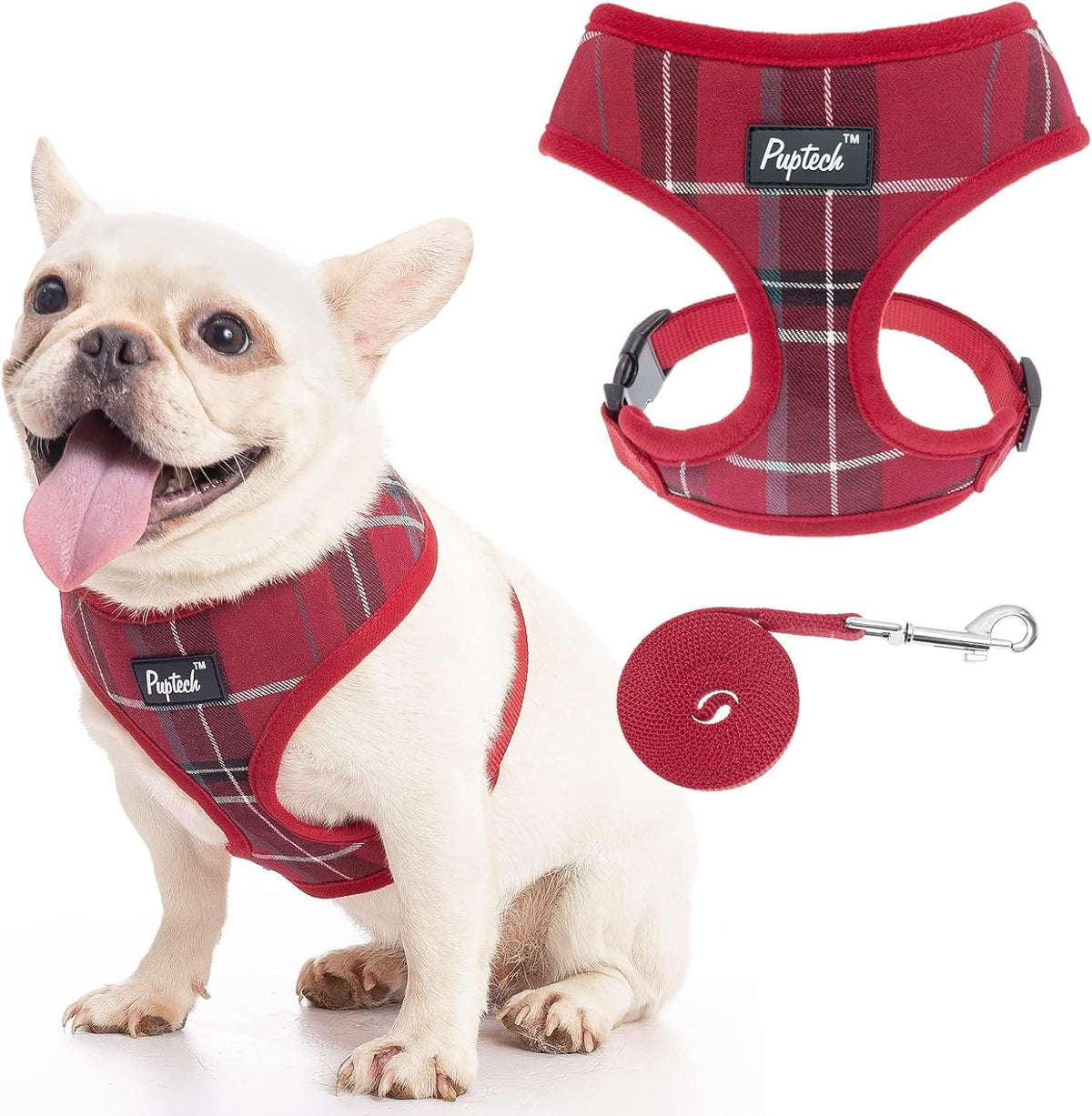 Small Dog Harness and Leash Set No Pull for XS XXS Sized Dogs Puppy | Escape Proof No Choke Pet Cat Adjustable Soft Padded Walking Vest