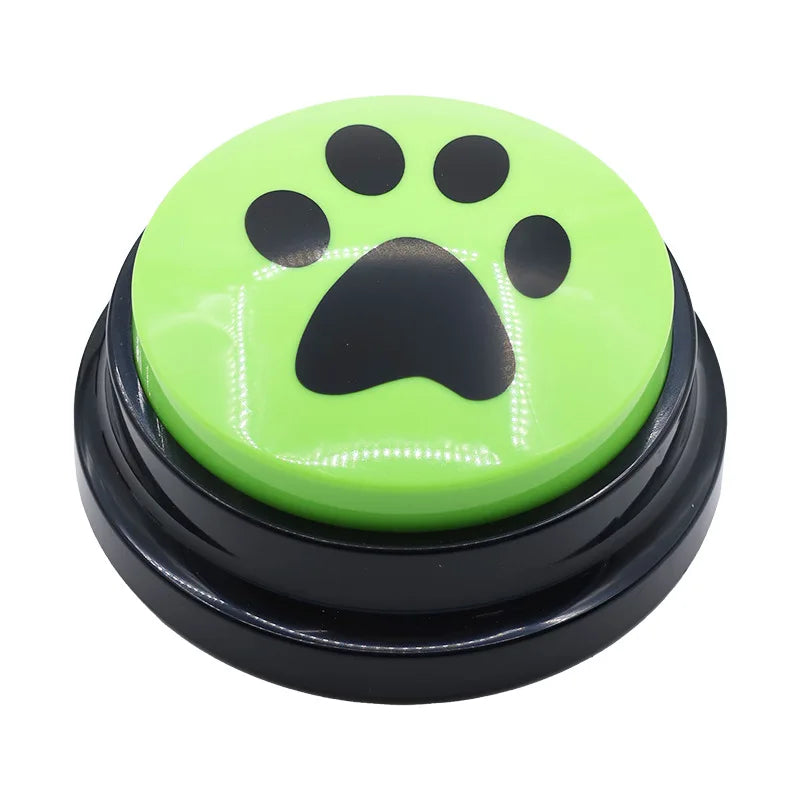 Dog Cat Communication Buttons Voice Recording Button for Pet Training Buzzer 30 Second Record Playback Interactive Pet Toys