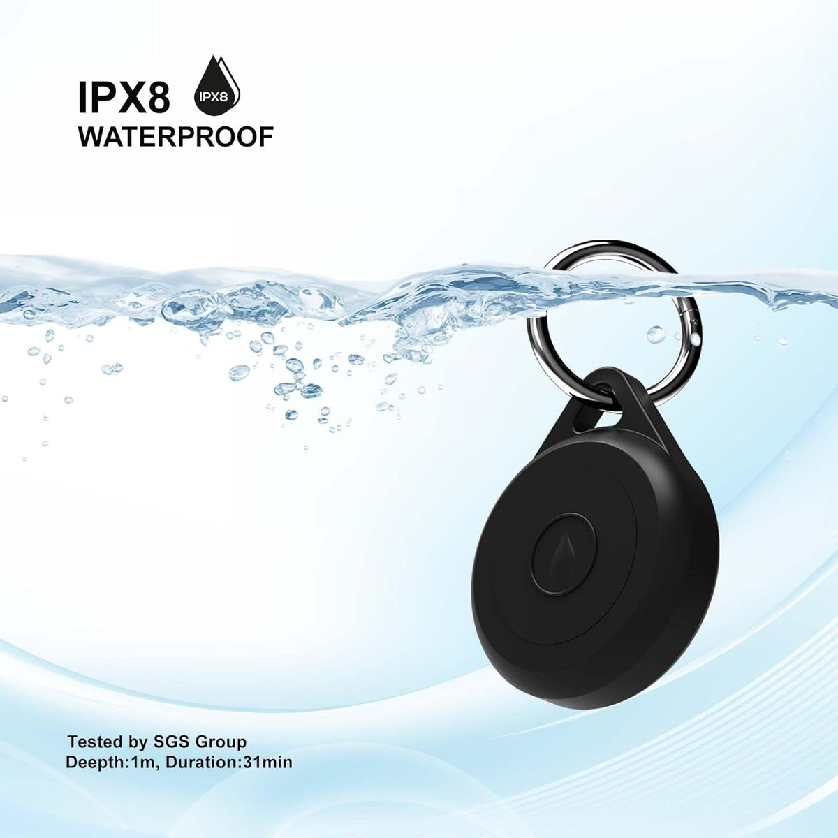 For Air Tag Keychain Holder Case for Apple Air Tag 1St & 2Nd Generation, 4 Pack of IPX8 Waterproof, Fully Shockproof, anti Scratch for Air Tag Holder Case for Key, Kid, Bag, Luggage, Pets Collar
