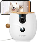 Mini 360° Pet Camera [No Monthly Fee] | Clear 2K QHD Video, 360° Rotating View, Barking/Meowing Alerts, 2-Way Audio, Color Night Vision, Pet Monitoring, No AI Alerts